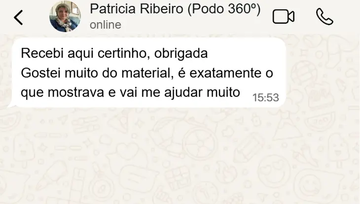 Relato de profissional sobre a biblioteca de materiais