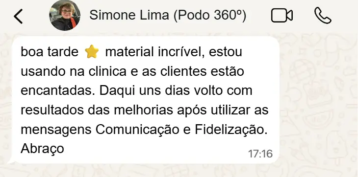 Depoimento sobre os documentos prontos para atendimento