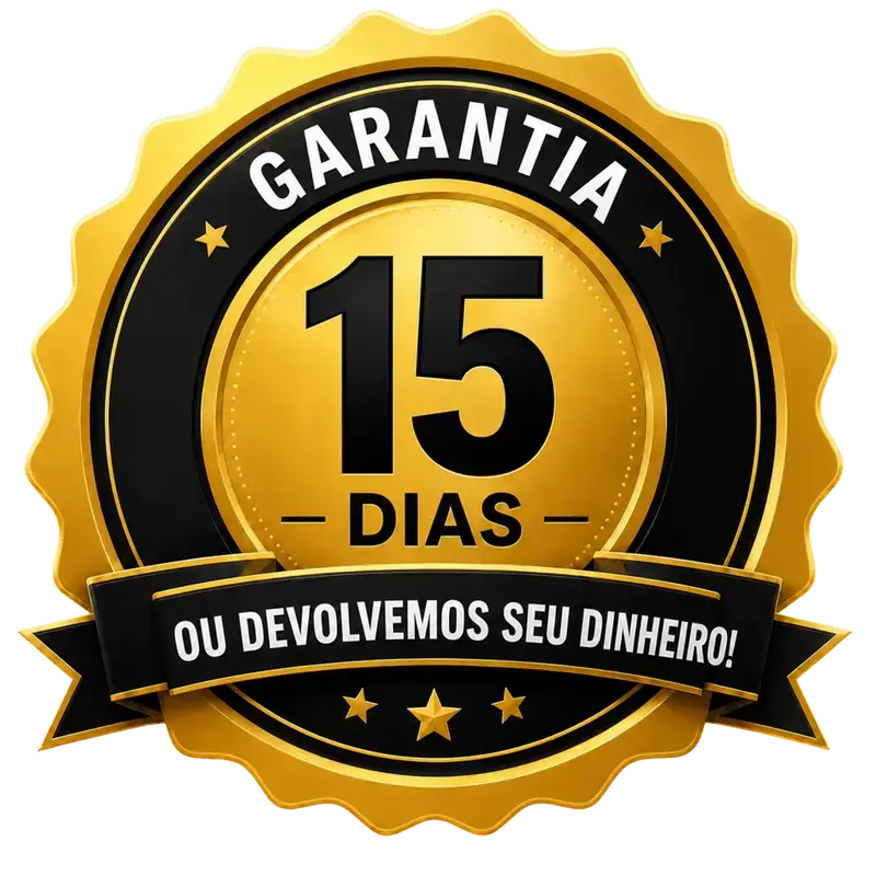 Selo de garantia de 15 dias